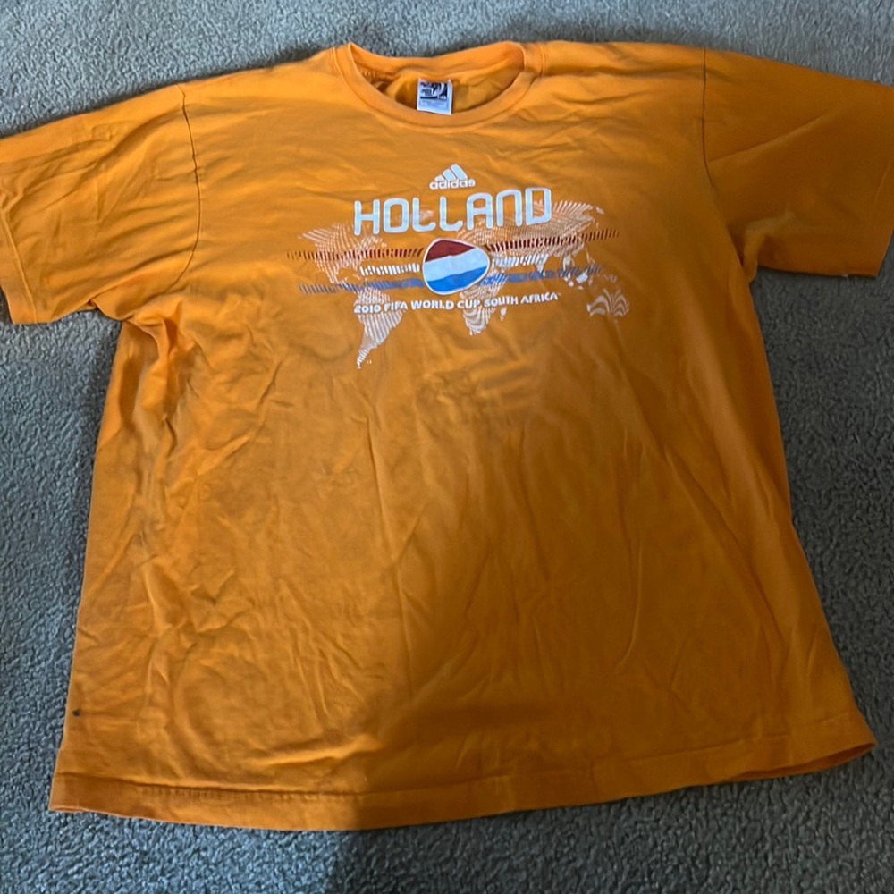 Dutch adidas soccer shirt